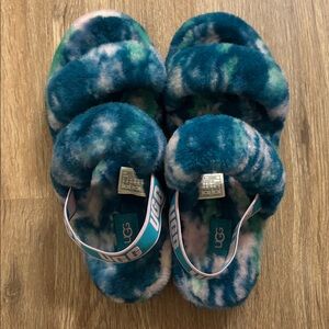 UGG Multicolor Fleece Lined Slippers